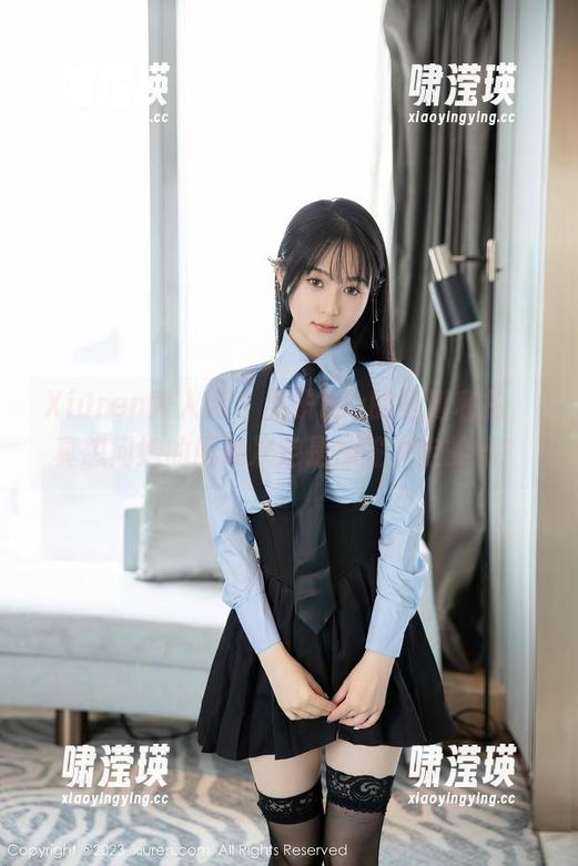 Xiuren秀人网 - 栗子Riz的圣诞私拍，真想问她的服装决定是抽签决定的吗？